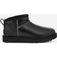 Ugg UGG® Classic Ultra Mini Leather Regenerate Boot für Damen in Black, Größe 37, Leder