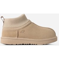 UGG® Classic Ultra Stretch Cuff for Kids in Brown, Size 5, Suede/Textile/Recycled Materials