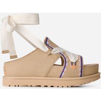 Ugg UGG® Goldenstar Hi Artistitch Sandale für Damen in Sand Multi, Größe 39, Wildleder