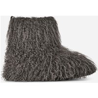 UGG® Classic Short Fluff Momma for Women in Grey, Size 3, Shearling/Polyester/Wool