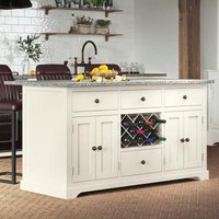 Click to view product details and reviews for Cream Kitchen Island With Grey Granite Top. Click to view product details and reviews for Cream Kitchen Island With Grey Granite Top.
