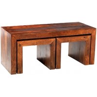 Click to view product details and reviews for Cube Sheesham Nest Of 3 Coffee Tables. Click to view product details and reviews for Cube Sheesham Nest Of 3 Coffee Tables.