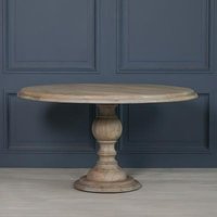 Click to view product details and reviews for Rustic Mango Wood 6 Seater Round Pedestal Dining Table 147cm. Click to view product details and reviews for Rustic Mango Wood 6 Seater Round Pedestal Dining Table 147cm.