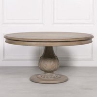 Click to view product details and reviews for Rustic Washed Wood 6 Seater Round Pedestal Dining Table 150cm. Click to view product details and reviews for Rustic Washed Wood 6 Seater Round Pedestal Dining Table 150cm.
