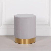 Click to view product details and reviews for Grey Velvet Round Stool. Click to view product details and reviews for Grey Velvet Round Stool.