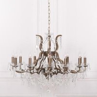 Click to view product details and reviews for French Style Antique Gold 12 Branch Shallow Cut Glass Chandelier. Click to view product details and reviews for French Style Antique Gold 12 Branch Shallow Cut Glass Chandelier.
