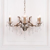 Click to view product details and reviews for French Style Antique Gold 6 Branch Shallow Cut Glass Chandelier. Click to view product details and reviews for French Style Antique Gold 6 Branch Shallow Cut Glass Chandelier.