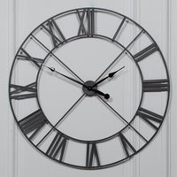 Click to view product details and reviews for Black Metal Round Large Wall Clock. Click to view product details and reviews for Black Metal Round Large Wall Clock.