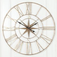Click to view product details and reviews for Extra Large Rustic Metal Compass Round Wall Clock. Click to view product details and reviews for Extra Large Rustic Metal Compass Round Wall Clock.