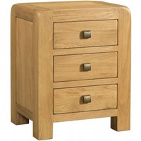 Click to view product details and reviews for Curve Oak 3 Drawer Bedside Cabinet. Click to view product details and reviews for Curve Oak 3 Drawer Bedside Cabinet.