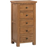 Click to view product details and reviews for Original Rustic Oak 5 Drawer Narrow Chest. Click to view product details and reviews for Original Rustic Oak 5 Drawer Narrow Chest.