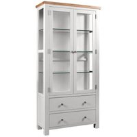 Click to view product details and reviews for Lundy Grey Painted 2 Door Display Cabinet. Click to view product details and reviews for Lundy Grey Painted 2 Door Display Cabinet.