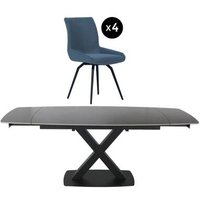 Click to view product details and reviews for Vernal 4 8 Seater Grey Sintered Stone Extending Dining Set 4 Malcom Blue Fabric Swivel Chair. Click to view product details and reviews for Vernal 4 8 Seater Grey Sintered Stone Extending Dining Set 4 Malcom Blue Fabric Swivel Chair.