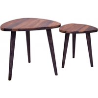 Click to view product details and reviews for Sirani Dark Sheesham Wood Triangular Nest Of 2 Tables. Click to view product details and reviews for Sirani Dark Sheesham Wood Triangular Nest Of 2 Tables.