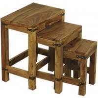 Click to view product details and reviews for Thacket Sheesham Wood Nest Of 3 Tables. Click to view product details and reviews for Thacket Sheesham Wood Nest Of 3 Tables.