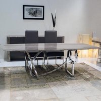 Click to view product details and reviews for Tangle Marble Dining Table With Stainless Steel Pedestal Base Variation Available. Click to view product details and reviews for Tangle Marble Dining Table With Stainless Steel Pedestal Base Variation Available.