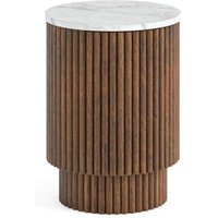 Click to view product details and reviews for Clearance Harvard Round Fluted Side Table With White Marble Top A364. Click to view product details and reviews for Clearance Harvard Round Fluted Side Table With White Marble Top A364.