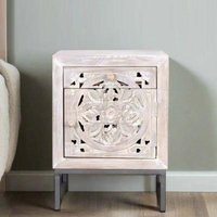 Click to view product details and reviews for Clearance Quintana White Washed Carved Mango Wood 1 Door Bedside Cabinet Fss16202. Click to view product details and reviews for Clearance Quintana White Washed Carved Mango Wood 1 Door Bedside Cabinet Fss16202.