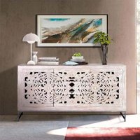 Click to view product details and reviews for Clearance Quintana White Washed Carved Mango Wood 2 Door 150cm Large Sideboard Fss16201. Click to view product details and reviews for Clearance Quintana White Washed Carved Mango Wood 2 Door 150cm Large Sideboard Fss16201.