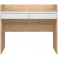 Click to view product details and reviews for Function Plus Oak Effect And White 2 Drawer Desk. Click to view product details and reviews for Function Plus Oak Effect And White 2 Drawer Desk.