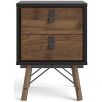 Click to view product details and reviews for Ry Walnut Effect 2 Drawer Bedside Cabinet. Click to view product details and reviews for Ry Walnut Effect 2 Drawer Bedside Cabinet.