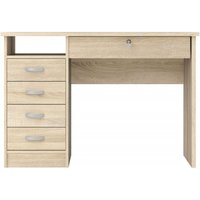 Click to view product details and reviews for Function Plus Oak Effect 5 Drawer Single Desk. Click to view product details and reviews for Function Plus Oak Effect 5 Drawer Single Desk.