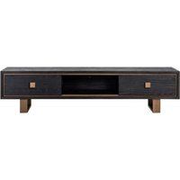 Click to view product details and reviews for Hunter Black Oak Extra Large Tv Unit With Gold Trim. Click to view product details and reviews for Hunter Black Oak Extra Large Tv Unit With Gold Trim.