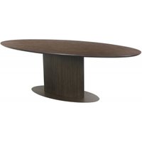 Click to view product details and reviews for Luxor Brushed Brass Ribbed 10 Seater Oval Pedestal Dining Table. Click to view product details and reviews for Luxor Brushed Brass Ribbed 10 Seater Oval Pedestal Dining Table.