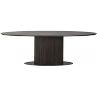 Click to view product details and reviews for Luxor Brushed Brass Ribbed 12 Seater Oval Pedestal Dining Table. Click to view product details and reviews for Luxor Brushed Brass Ribbed 12 Seater Oval Pedestal Dining Table.