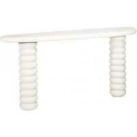 Click to view product details and reviews for Bloomstone White Lime Plaster Curved Console Table. Click to view product details and reviews for Bloomstone White Lime Plaster Curved Console Table.