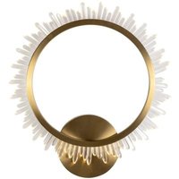Click to view product details and reviews for Beau Glass And Brushed Gold Round Wall Lamp. Click to view product details and reviews for Beau Glass And Brushed Gold Round Wall Lamp.