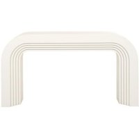 Click to view product details and reviews for Bloomstone White Lime Plaster Console Table. Click to view product details and reviews for Bloomstone White Lime Plaster Console Table.