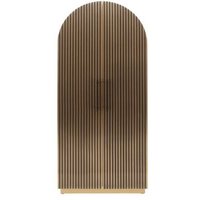 Click to view product details and reviews for Les Arcs Brushed Gold Ribbed 2 Door Hall Cabinet. Click to view product details and reviews for Les Arcs Brushed Gold Ribbed 2 Door Hall Cabinet.