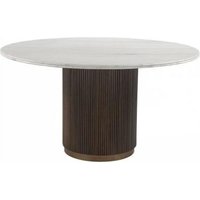 Click to view product details and reviews for Mayfield White Marble Top 6 Seater Round Dining Table Dark Wood Fluted Pedestal Base. Click to view product details and reviews for Mayfield White Marble Top 6 Seater Round Dining Table Dark Wood Fluted Pedestal Base.