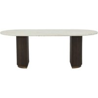 Click to view product details and reviews for Mayfield White Marble Top 8 Seater Oval Dining Table Dark Wood Fluted Pedestal Base. Click to view product details and reviews for Mayfield White Marble Top 8 Seater Oval Dining Table Dark Wood Fluted Pedestal Base.