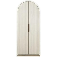 Click to view product details and reviews for Tivoli White Ribbed 2 Door Arched Cabinet With Gold Trim. Click to view product details and reviews for Tivoli White Ribbed 2 Door Arched Cabinet With Gold Trim.