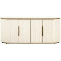Click to view product details and reviews for Tivoli White Ribbed Extra Large 4 Door Sideboard With Gold Trim. Click to view product details and reviews for Tivoli White Ribbed Extra Large 4 Door Sideboard With Gold Trim.