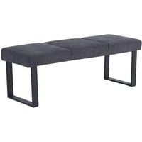 Click to view product details and reviews for Bronx Dark Grey Fabric Dining Bench. Click to view product details and reviews for Bronx Dark Grey Fabric Dining Bench.