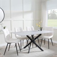 Click to view product details and reviews for Clearance Chopstick Grey Glass And Black Metal Dining Set Corona Beige Fabric Chairs. Click to view product details and reviews for Clearance Chopstick Grey Glass And Black Metal Dining Set Corona Beige Fabric Chairs.