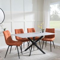 Click to view product details and reviews for Clearance Chopstick Grey Glass And Black Metal Dining Set Corona Orange Fabric Chairs. Click to view product details and reviews for Clearance Chopstick Grey Glass And Black Metal Dining Set Corona Orange Fabric Chairs.