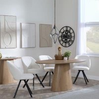 Click to view product details and reviews for Palma Oak Oval Dining Set Ion Cream Boucle Teddy Fabric Swivel Dining Chair. Click to view product details and reviews for Palma Oak Oval Dining Set Ion Cream Boucle Teddy Fabric Swivel Dining Chair.