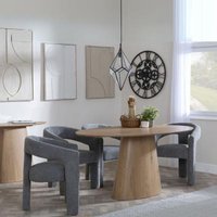 Click to view product details and reviews for Palma Oak Oval Dining Set Kiefer Grey Boucle Fabric Dining Chair. Click to view product details and reviews for Palma Oak Oval Dining Set Kiefer Grey Boucle Fabric Dining Chair.
