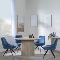 Click to view product details and reviews for Bern Fluted Oak Effect 4 Seater Round Dining Set 4 Arctic Blue Velvet Fabric Swivel Dining Chair. Click to view product details and reviews for Bern Fluted Oak Effect 4 Seater Round Dining Set 4 Arctic Blue Velvet Fabric Swivel Dining Chair.