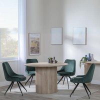 Click to view product details and reviews for Bern Fluted Oak Effect 4 Seater Round Dining Set 4 Arctic Green Velvet Fabric Swivel Dining Chair. Click to view product details and reviews for Bern Fluted Oak Effect 4 Seater Round Dining Set 4 Arctic Green Velvet Fabric Swivel Dining Chair.