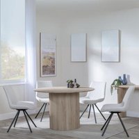 Click to view product details and reviews for Bern Fluted Oak Effect 4 Seater Round Dining Set 4 Boden Cream Fabric Swivel Dining Chair. Click to view product details and reviews for Bern Fluted Oak Effect 4 Seater Round Dining Set 4 Boden Cream Fabric Swivel Dining Chair.