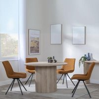 Click to view product details and reviews for Bern Fluted Oak Effect 4 Seater Round Dining Set 4 Boden Orange Fabric Swivel Dining Chair. Click to view product details and reviews for Bern Fluted Oak Effect 4 Seater Round Dining Set 4 Boden Orange Fabric Swivel Dining Chair.