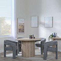 Click to view product details and reviews for Bern Fluted Oak Effect 4 Seater Round Dining Set 4 Kiefer Grey Boucle Fabric Dining Chair. Click to view product details and reviews for Bern Fluted Oak Effect 4 Seater Round Dining Set 4 Kiefer Grey Boucle Fabric Dining Chair.