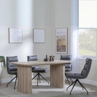 Click to view product details and reviews for Bern Fluted Oak Effect Dining Set Diego Grey Leather Swivel Dining Chair. Click to view product details and reviews for Bern Fluted Oak Effect Dining Set Diego Grey Leather Swivel Dining Chair.