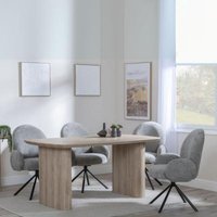 Click to view product details and reviews for Bern Fluted Oak Effect Dining Set Theo Dark Grey Fabric Swivel Dining Chair. Click to view product details and reviews for Bern Fluted Oak Effect Dining Set Theo Dark Grey Fabric Swivel Dining Chair.