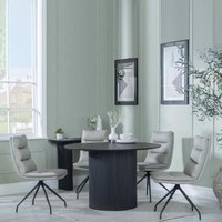 Click to view product details and reviews for Bern Fluted Black 4 Seater Round Dining Set 4 Diego Beige Leather Swivel Dining Chair. Click to view product details and reviews for Bern Fluted Black 4 Seater Round Dining Set 4 Diego Beige Leather Swivel Dining Chair.